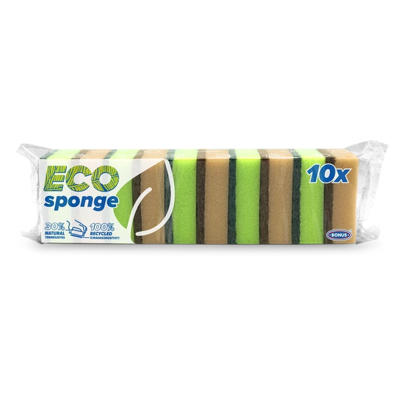 Mosogatószivacs 10 db/csomag Bonus B040