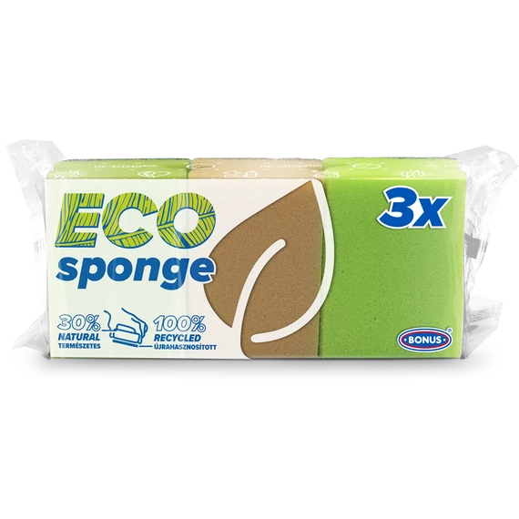 Mosogatószivacs 3 db/csomag formázott Bonus B019