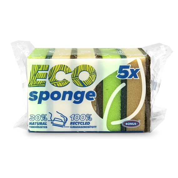 Mosogatószivacs 5 db/csomag Bonus B033