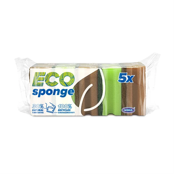 Mosogatószivacs 5 db/csomag formázott Bonus B385