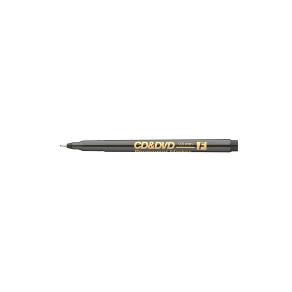 Alkoholos marker 0,5mm, CD/DVD F Ico, fekete