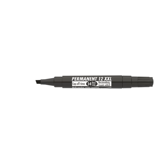 Alkoholos marker 1-4mm, vágott Ico 12XXL fekete