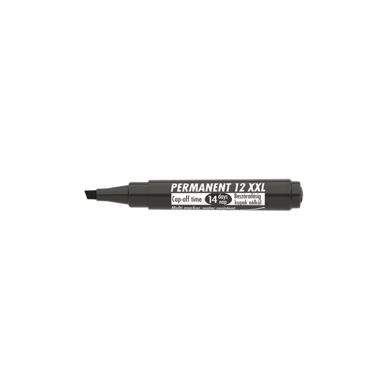 Alkoholos marker 1-4mm, vágott Ico 12XXL fekete