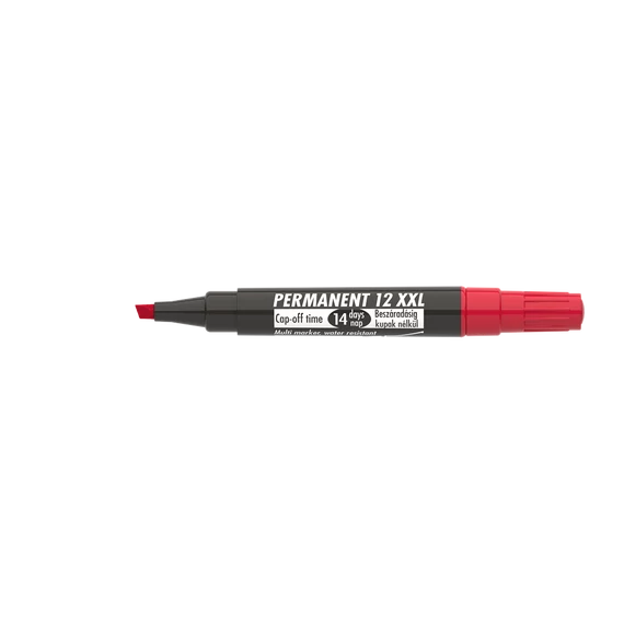 Alkoholos marker 1-4mm, vágott Ico 12XXL piros