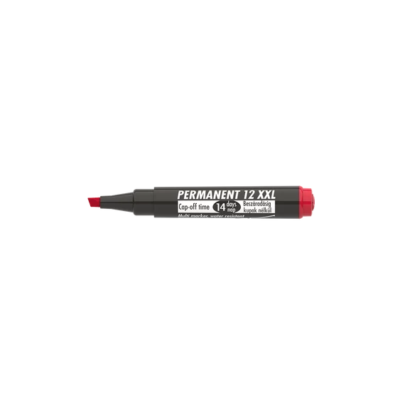 Alkoholos marker 1-4mm, vágott Ico 12XXL piros