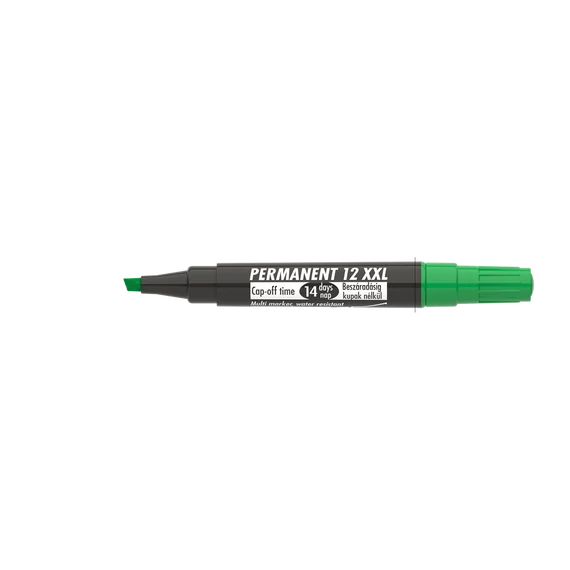 Alkoholos marker 1-4mm, vágott Ico 12XXL zöld