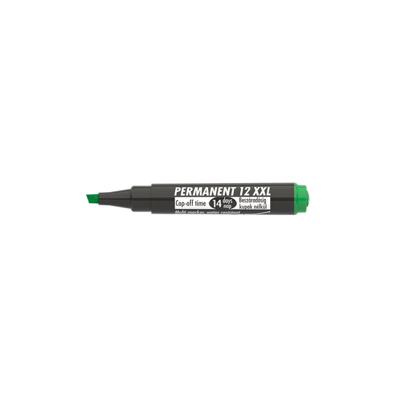 Alkoholos marker 1-4mm, vágott Ico 12XXL zöld