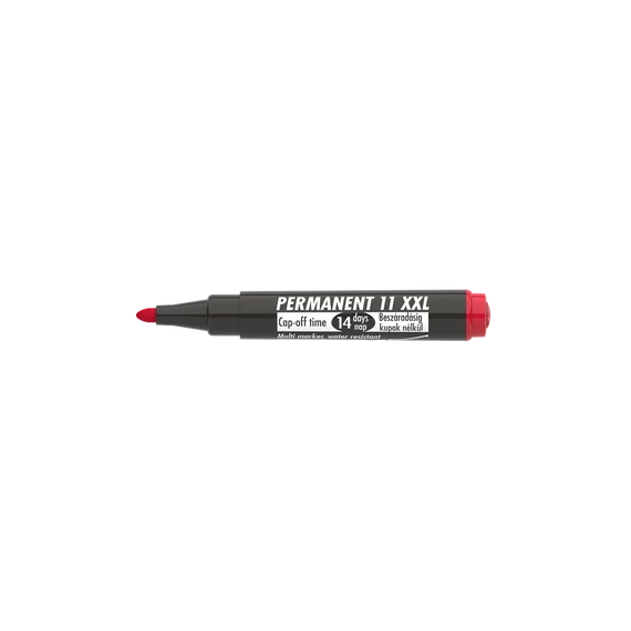 Alkoholos marker 3mm, kerek Ico 11XXL piros