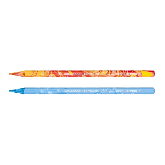 Színes varázsceruza készlet famentes PROGRESSO MAGIC 8772 KOH-I-NOOR 12 klf. szín