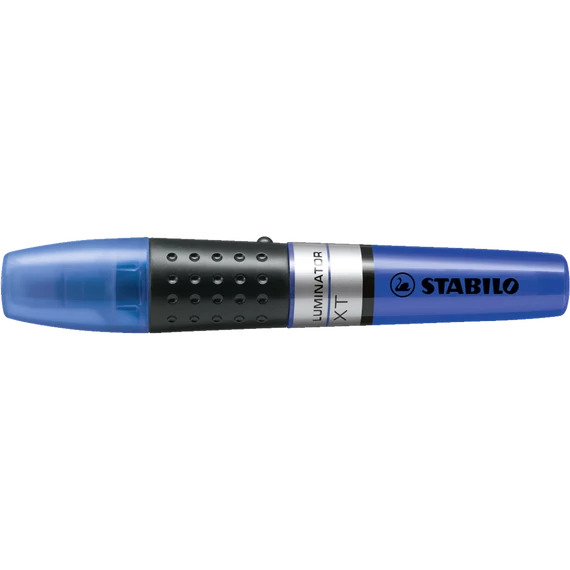 Szövegkiemelő 2-5mm, hengeres test Stabilo Luminator kék