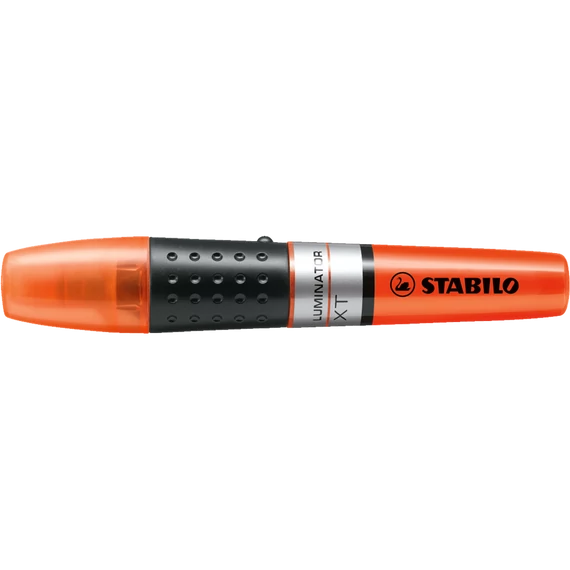Szövegkiemelő 2-5mm, hengeres test Stabilo Luminator narancs