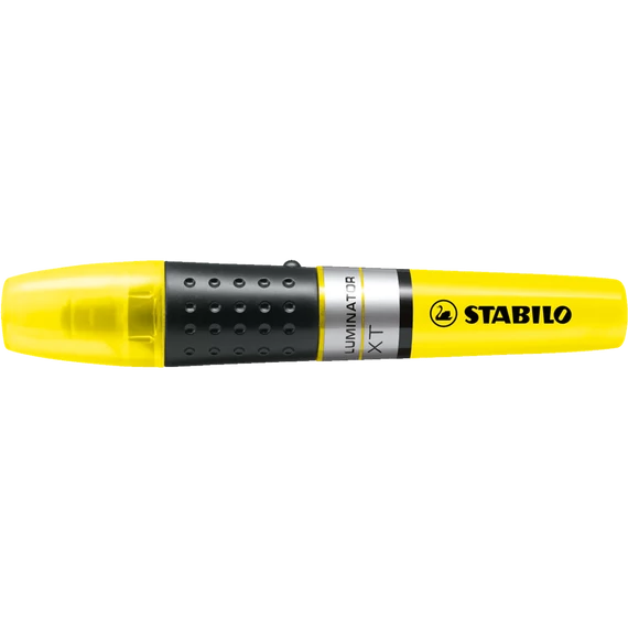 Szövegkiemelő 2-5mm, hengeres test Stabilo Luminator sárga