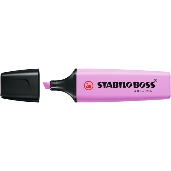 Szövegkiemelő 2-5mm, vágott hegyű, STABILO Boss original Pastel málna
