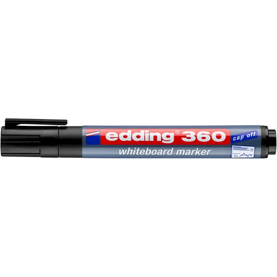 Táblamarker 1,5-3mm, kerek Edding 360 fekete