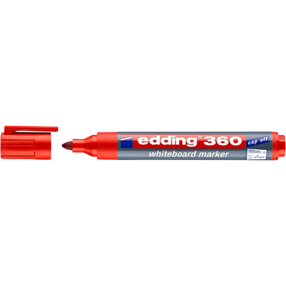 Táblamarker 1,5-3mm, kerek Edding 360 piros