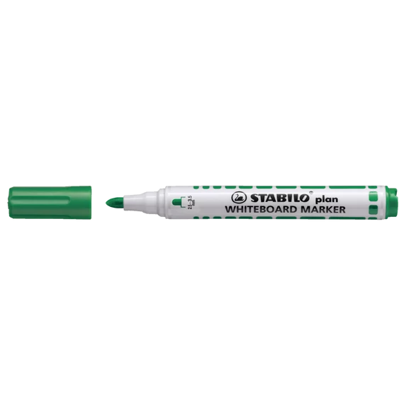 Táblamarker 1,5-mm, vágott Stabilo plan 643/36 zöld