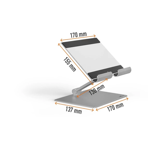 Tablet tartó Durable RISE ezüst