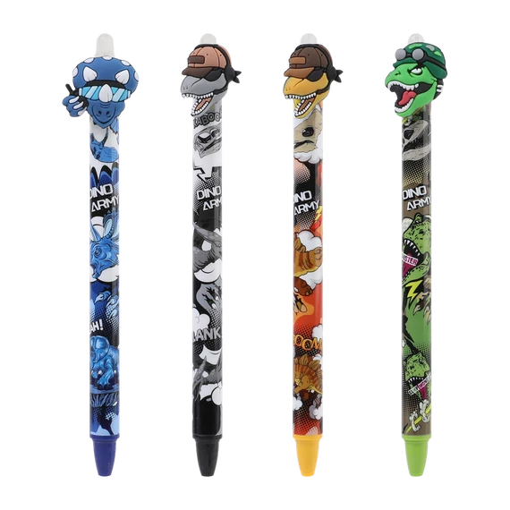 Zseléstoll radírozható, Dino Army, 36 db/display Nebulo