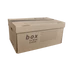 Archiváló konténer karton doboz fedeles 54x36x25cm, felfelé nyíló tetővel Fornax