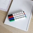 Flipchart marker készlet, rostirón vizes kerek végű 3mm, Bluering®, 4 klf. szín