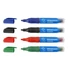 Táblamarker 3mm, kerek, cserélhető betétes, Bluering®, 4 klf. szín